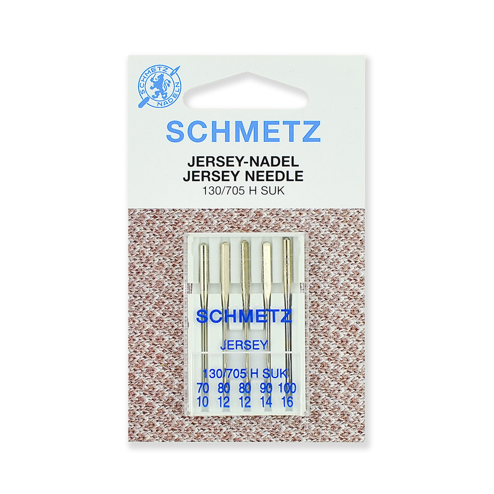 130/705Н Иглы для быт. шв. машин джерси 5 шт №70-80 Schmetz 
