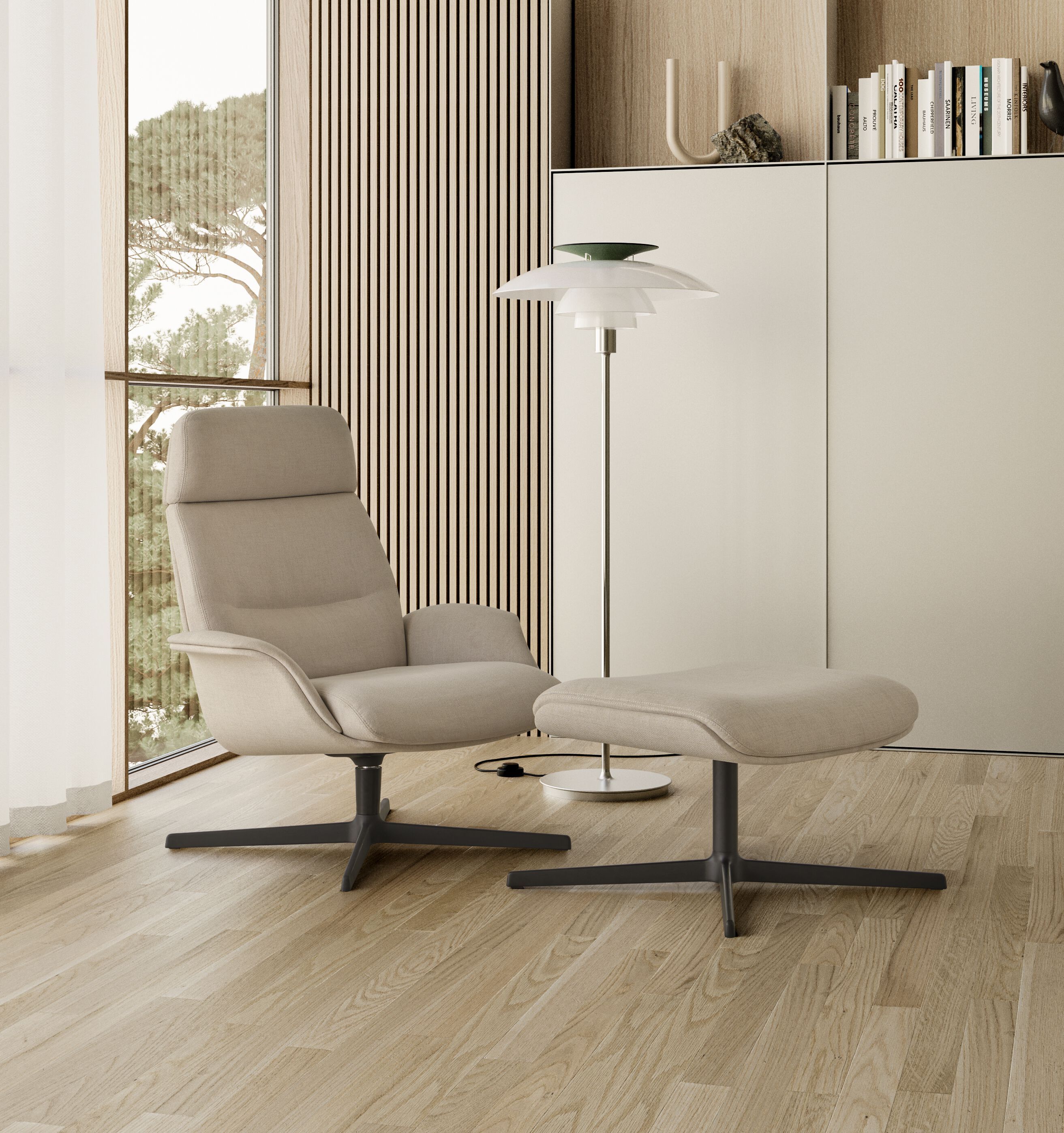 Тканевое вращающееся кресло INCLASS Rever ARCH-00065245 - Вид №5