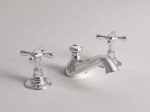 Смеситель для раковины с 3 отверстиями и отдельными розетками