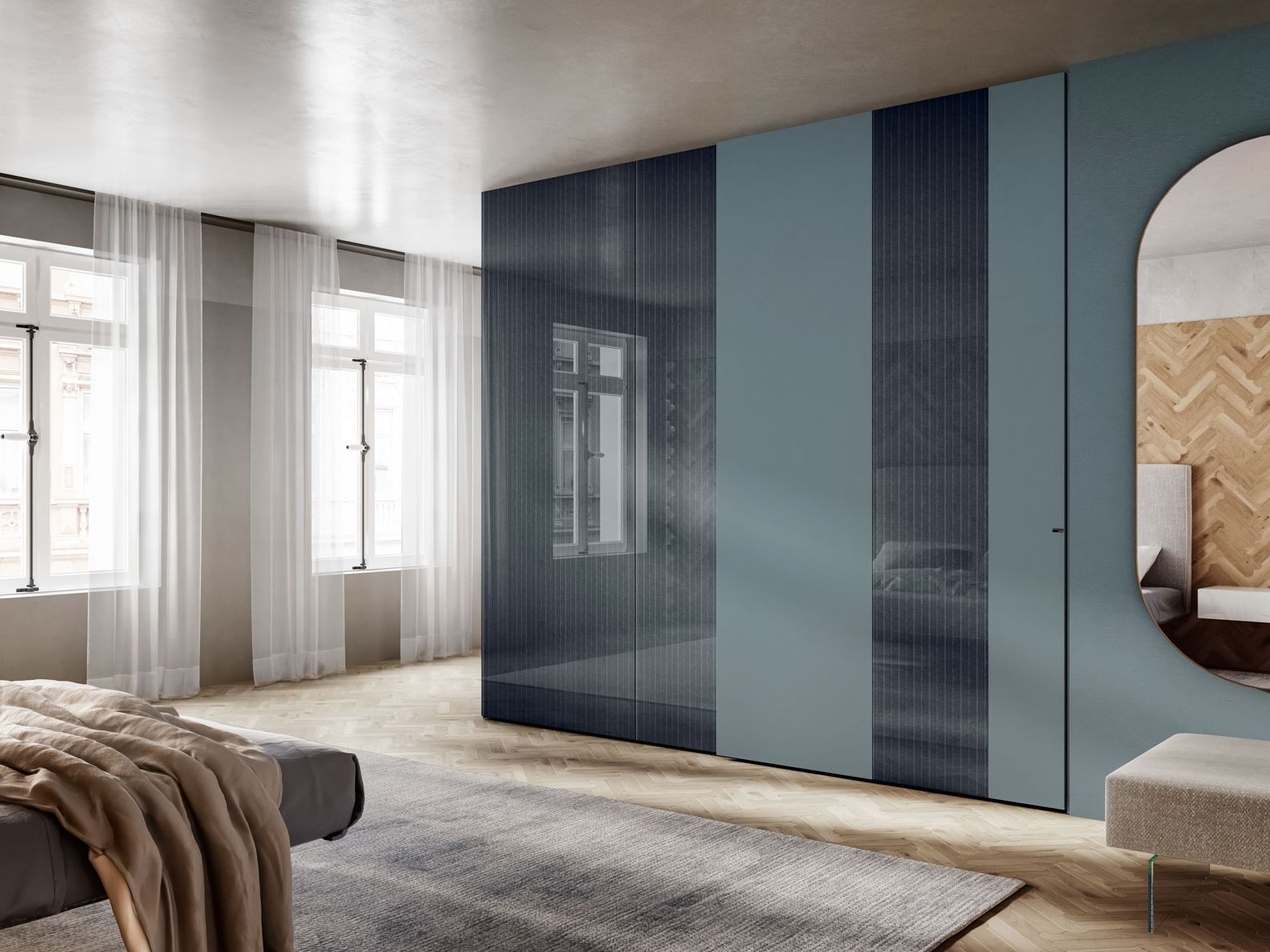 Модульный шкаф с раздвижными дверями Lago N. O. W ARCH-00117145 - Вид №3