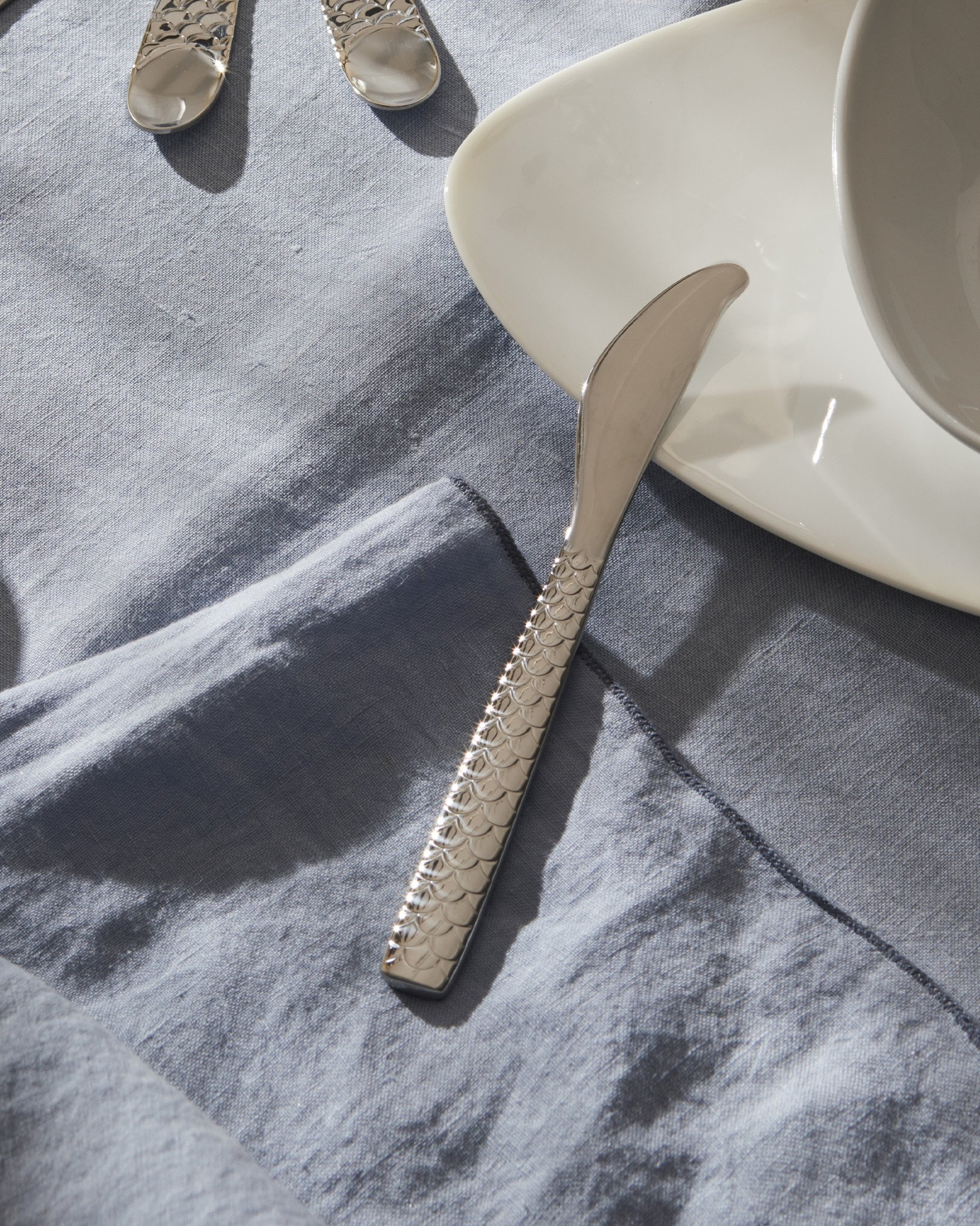 Нож для масла. 6 кусочков рыбы Alessi Colombina Colombina fish FM23/37 - Вид №1