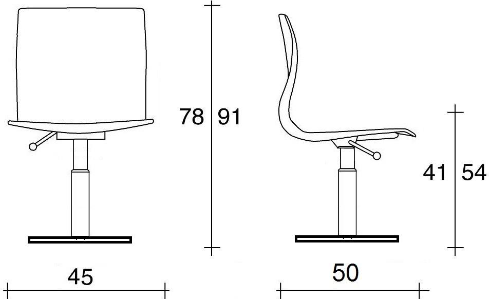 TALIN Вращающийся стул из фанеры Webwood sun-id-1380960 - Вид №1