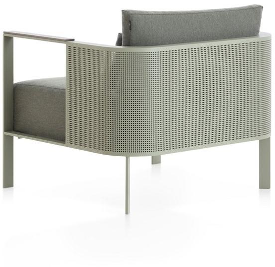 GANDIABLASCO Садовое кресло из термо-лакированного алюминия с подлокотниками Solanas sun-id-1403685 - Вид №3