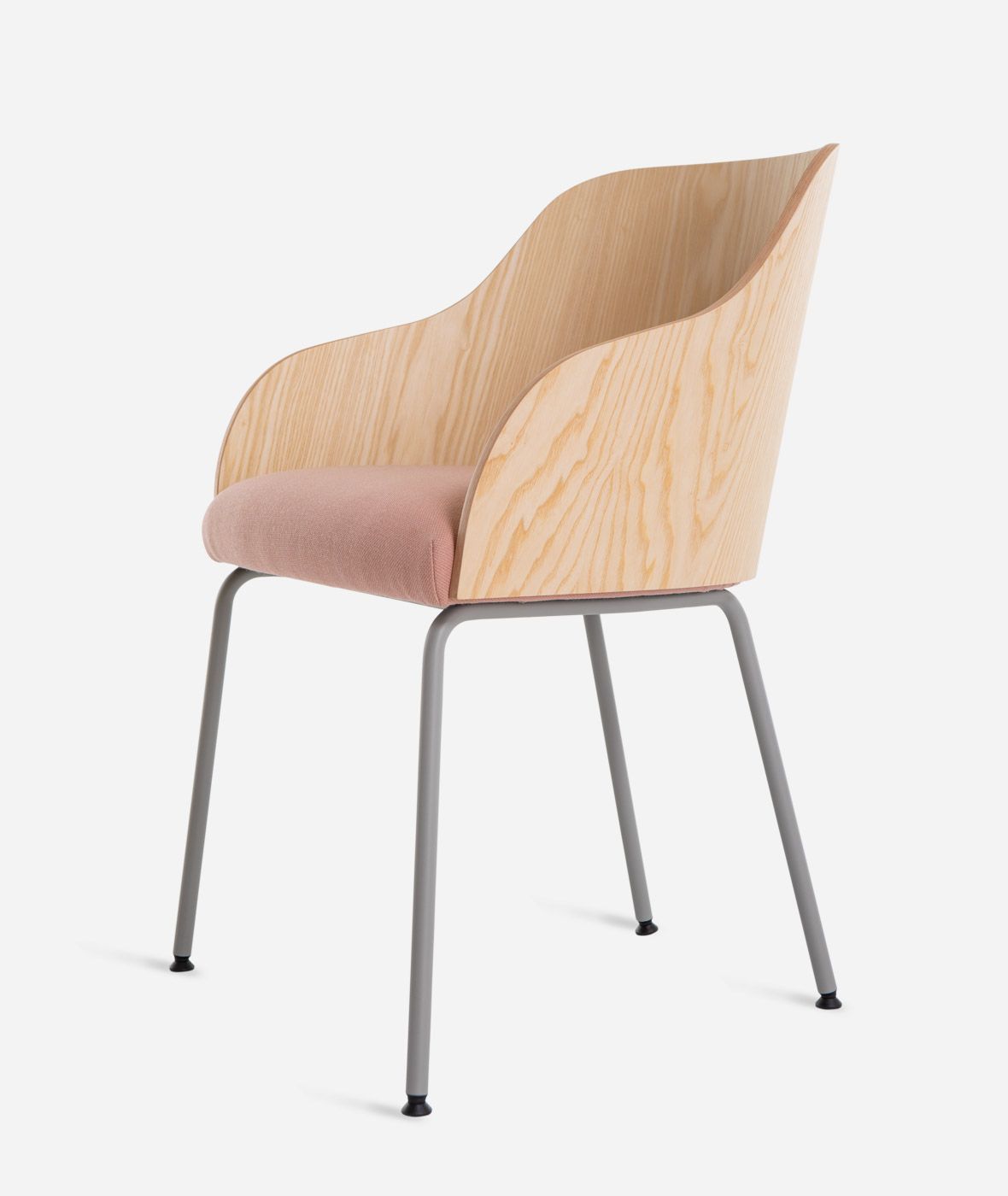 Стул из ясеня с металлическими ножками Vergés Cistell Curve ARCH-00044419 - Вид №1