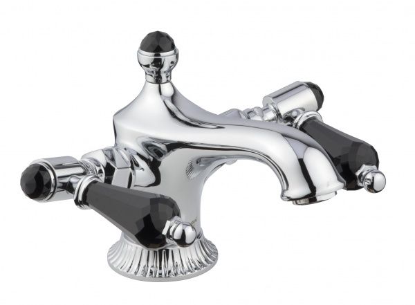 98003LCSWNECR Смеситель The One для раковины. Черные кристаллы Swarovski, цвет хром EMMEVI