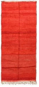 AFOLKI Прямоугольный однотонный ковер с длинным ворсом из шерсти Chichaoua Taa704be