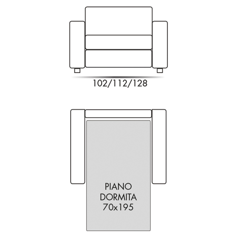 Диваны Divano 2 Posti Spaziorelaxitalia  Frank Frank Divano 2 Posti - Вид №5