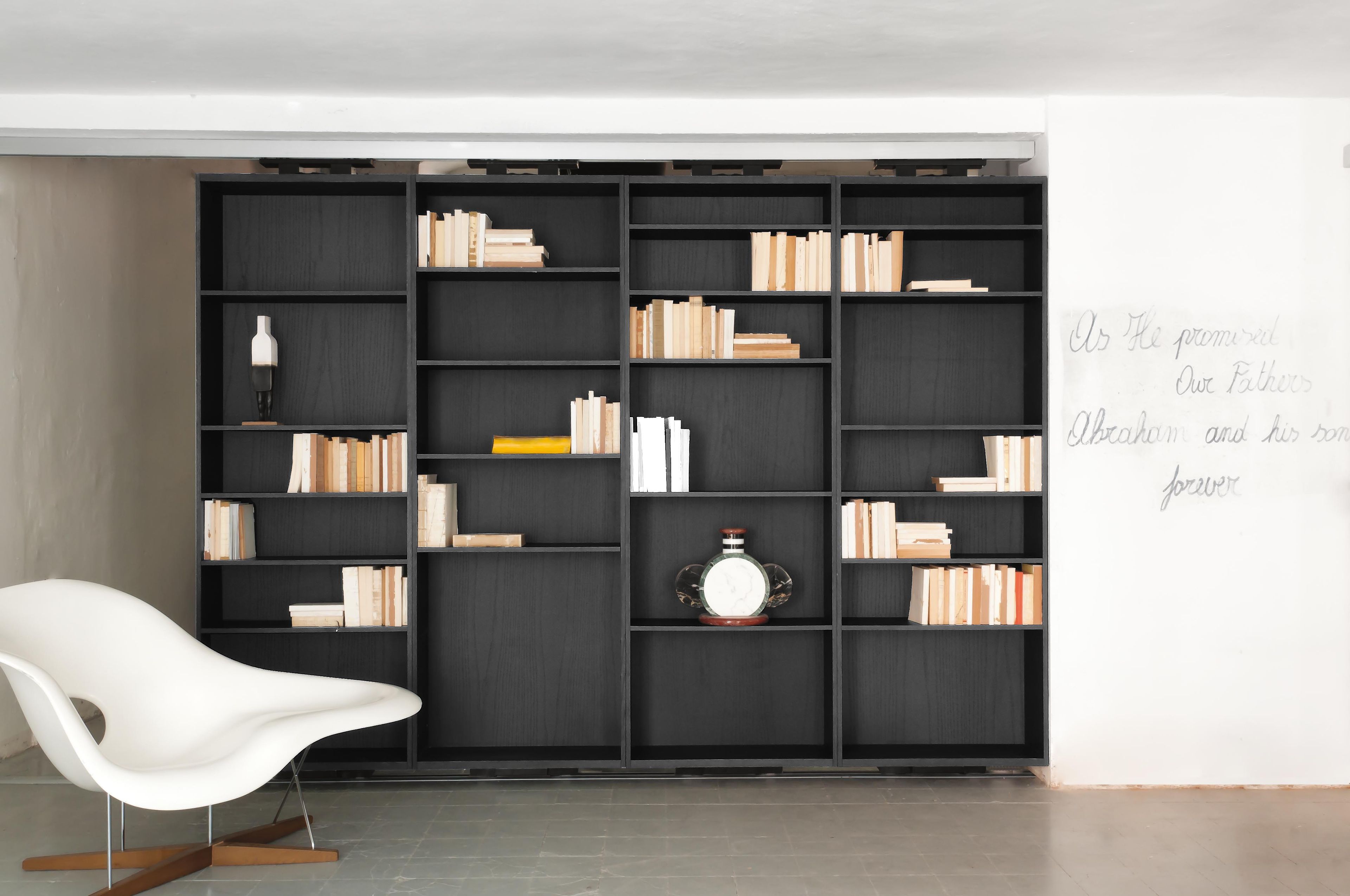 Деревянный поворотный разделительный книжный шкаф ALBED Re-View ARCH-00024221 - Вид №11