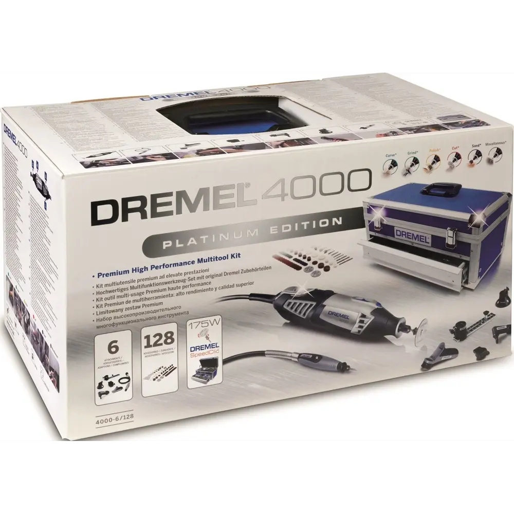 Гравер Dremel 4000-6/128 Platinum Edition STLM-2009035 - Вид №4