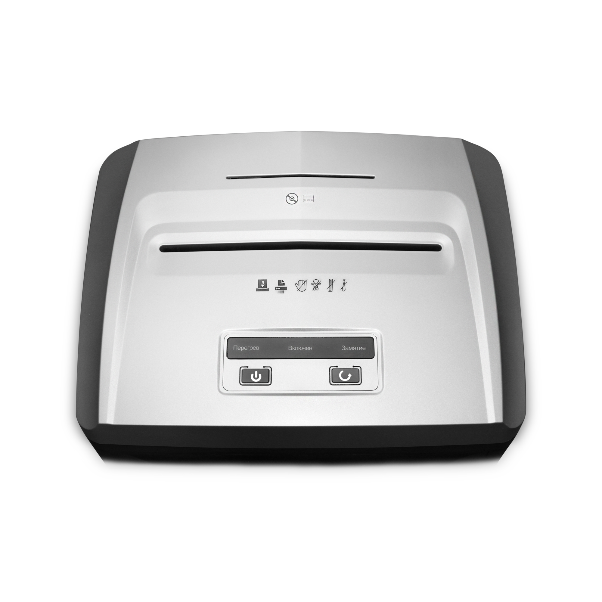 УП21-7 Уничтожитель документов , din p-7 (7 ур-нь секр.), фрагмент 0,8х2мм, 7-8 лист (70г/м2), cd/пл.карты, 23 литра Гелеос Santreyd  - Вид №4