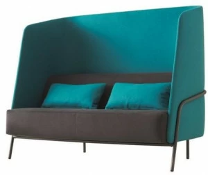 Segis 2-х местный тканевый диван с высокой спинкой Noldor