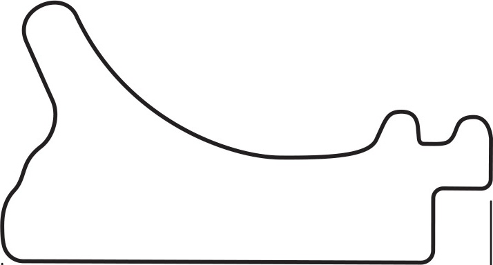 BY 7617 Зеркало в багетной раме - белый с серебром 60 mm EVOFORM Definite - Вид №4