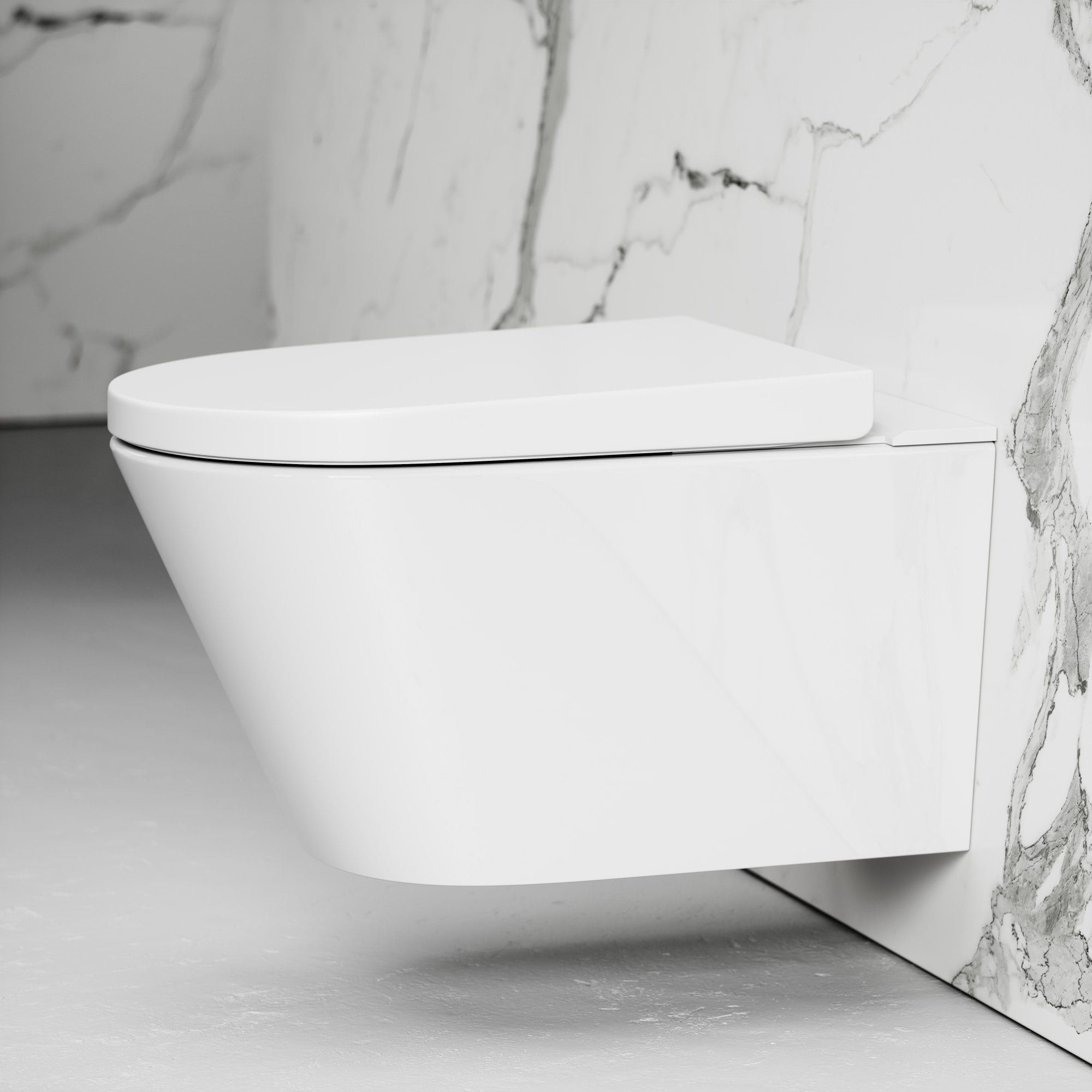 Керамический подвесной туалет для биде без бриды LUSSO INTELLISMART ARCH-00001824 - Вид №1