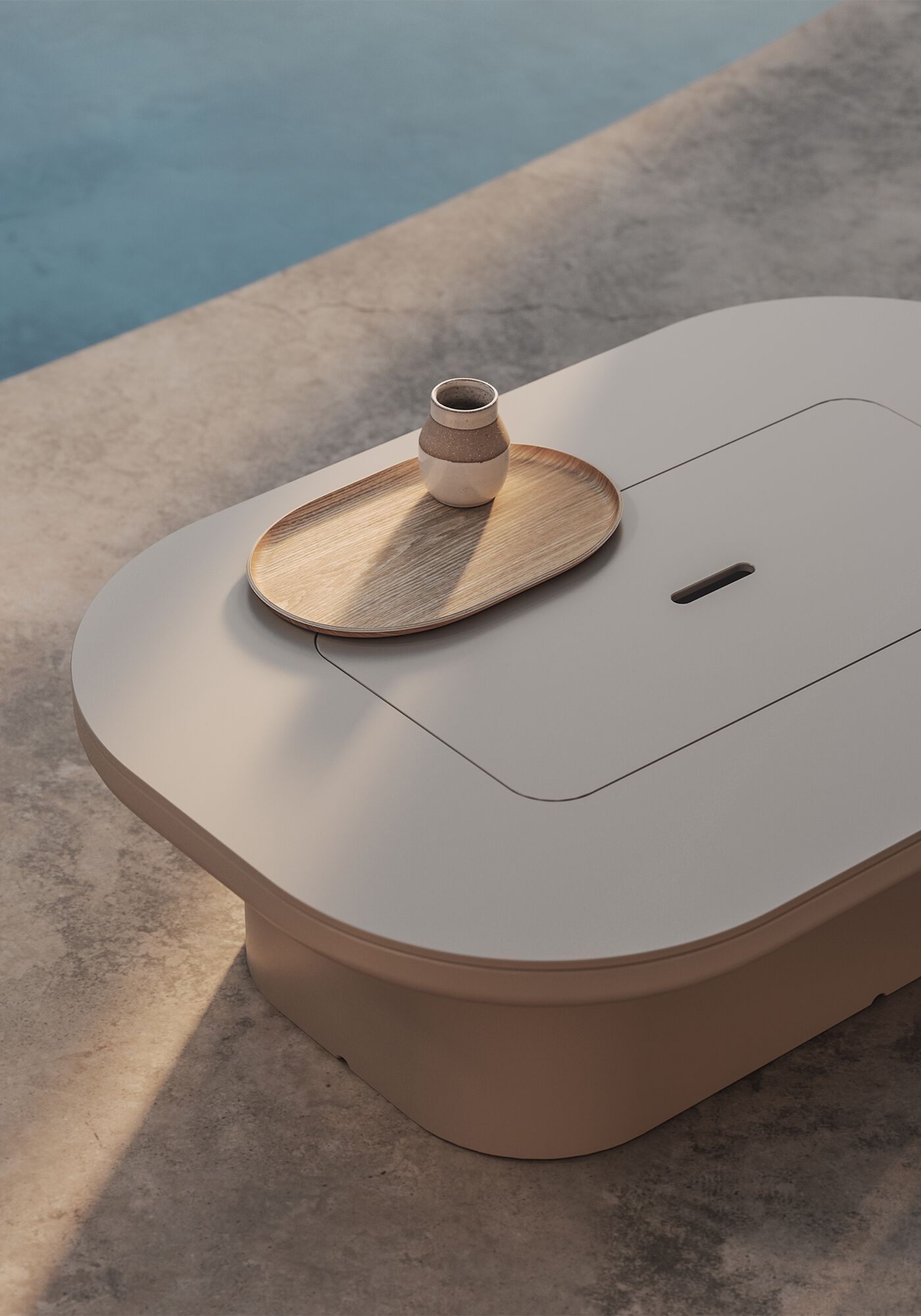 Прямоугольный садовый столик Vondom Луна ARCH-00119657 - Вид №1