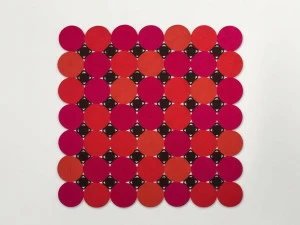 Paola Lenti Коврик из квадратной веревки с геометрическими мотивами High tech