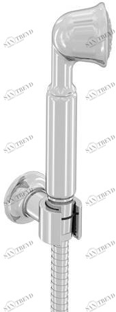 rvb Настенный ручной душ из хромированной латуни с гибким душевым шлангом Times 8027.--.73