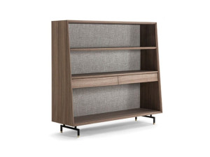 Отдельно стоящий книжный шкаф из шпона