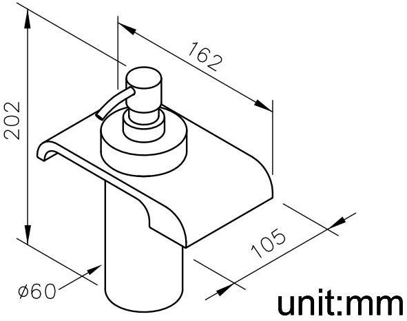 JUSTIME Настенный дозатор мыла из алюминия Dragon sun-id-1433844 - Вид №1
