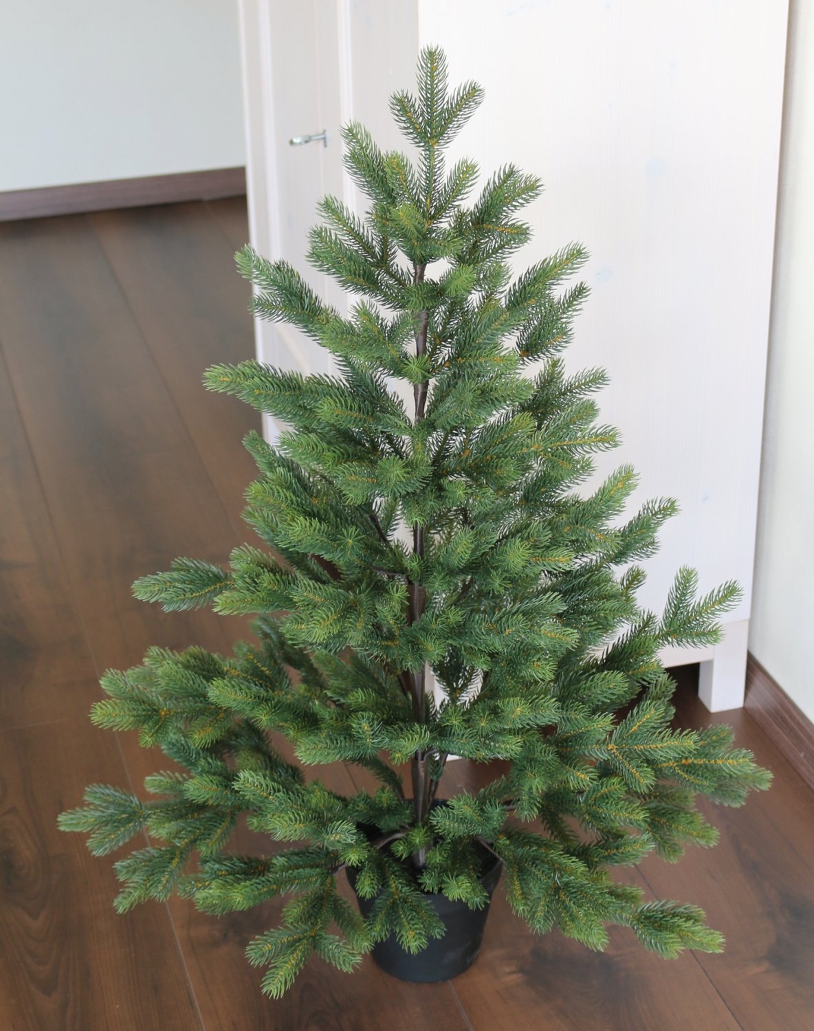 2056 883 a3 Искусственная елка в горшке, 90 см, зеленая H-andreas  - Вид №1