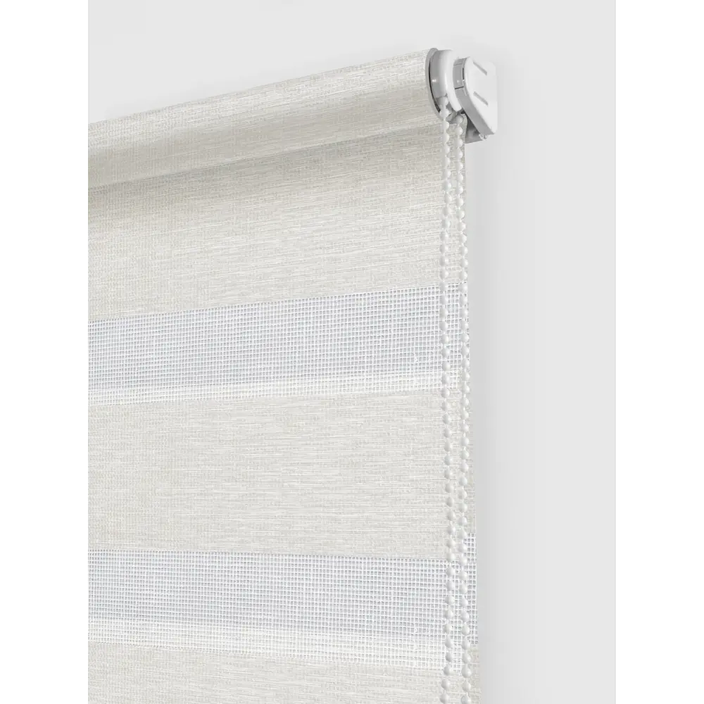 Штора рулонная день-ночь Valencia 80x160 см кремовая MIAMOZA Коллекция 2024г STLM-2069855 - Вид №1