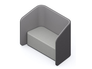 Акустический офисный остров с двойным сиденьем