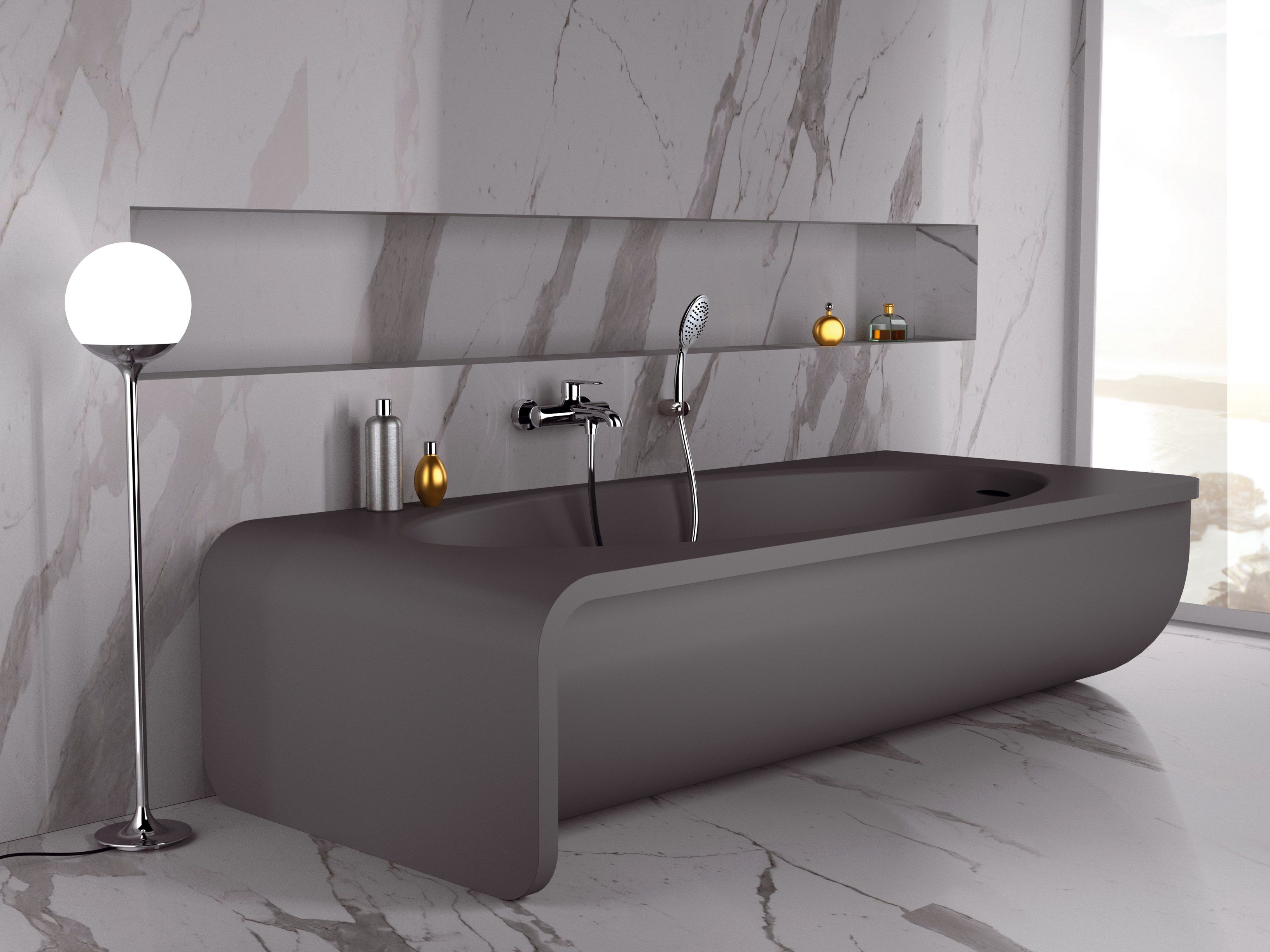 Латунная однорычажная настенная ванна Rubinetterie Mariani Harmony ARCH-00107046 - Вид №2