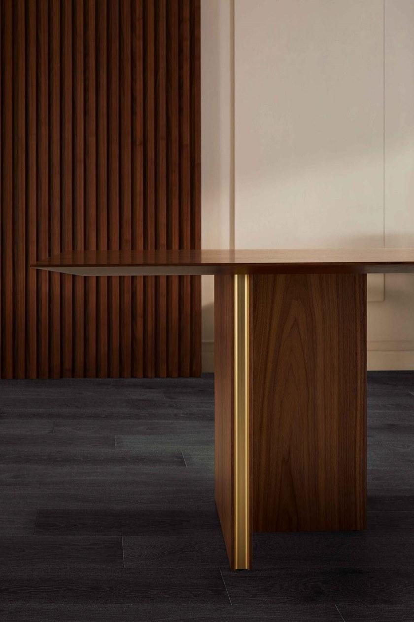 Punt Прямоугольный обеденный стол из ореха Stockholm sun-id-1444717 - Вид №5