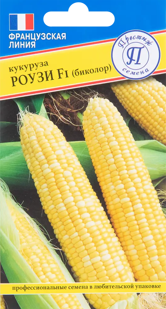 ПРЕСТИЖ СЕМЕНА Кукуруза сладкая Роузи F1 - двуцветный гибрид 83520054