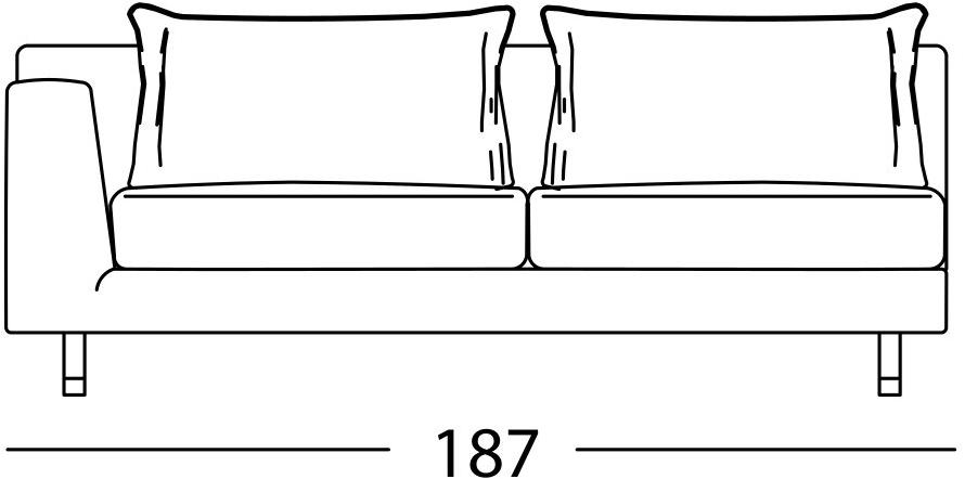 Marac 2-х местный тканевый диван со съемным чехлом sun-id-1432475 - Вид №8