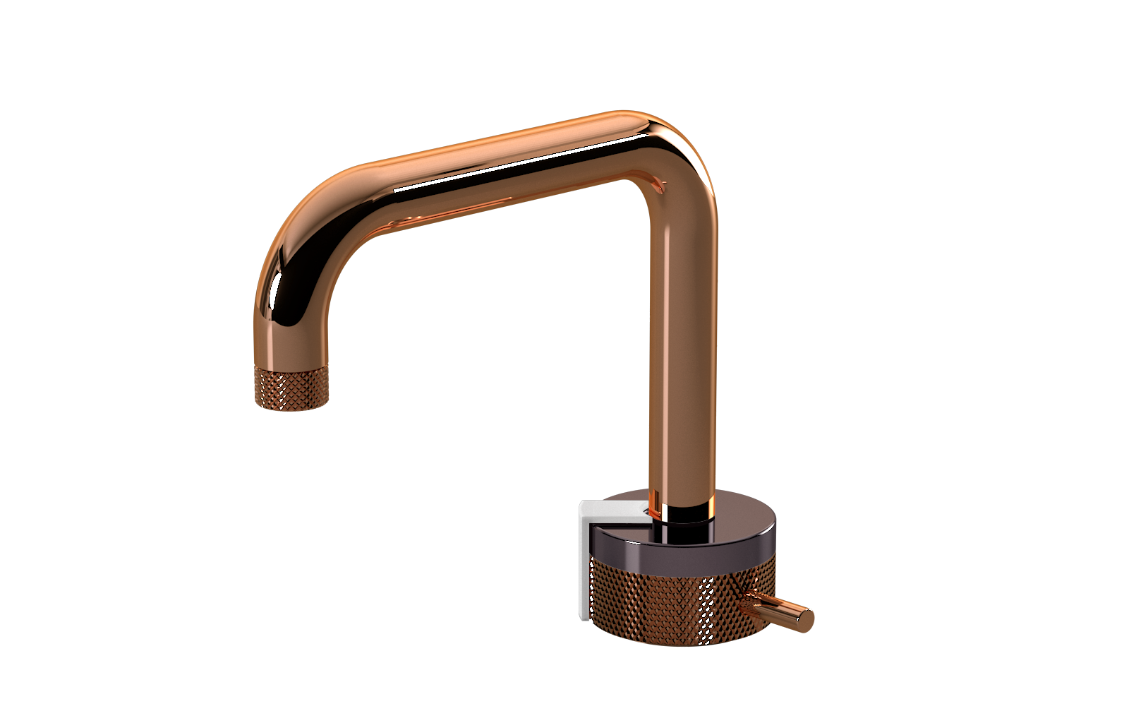 E-11500-R1OX-L2WT-RG Однорычажный прогрессивный смеситель для раковины - излив 15,3см GRAFF MOD+