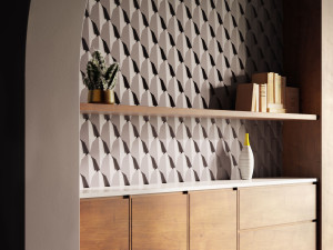 Трехмерное гипсовое покрытие