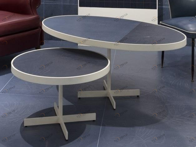 Cerasarda Круглый журнальный столик из керамогранита Abitare la terra sun-id-1449643