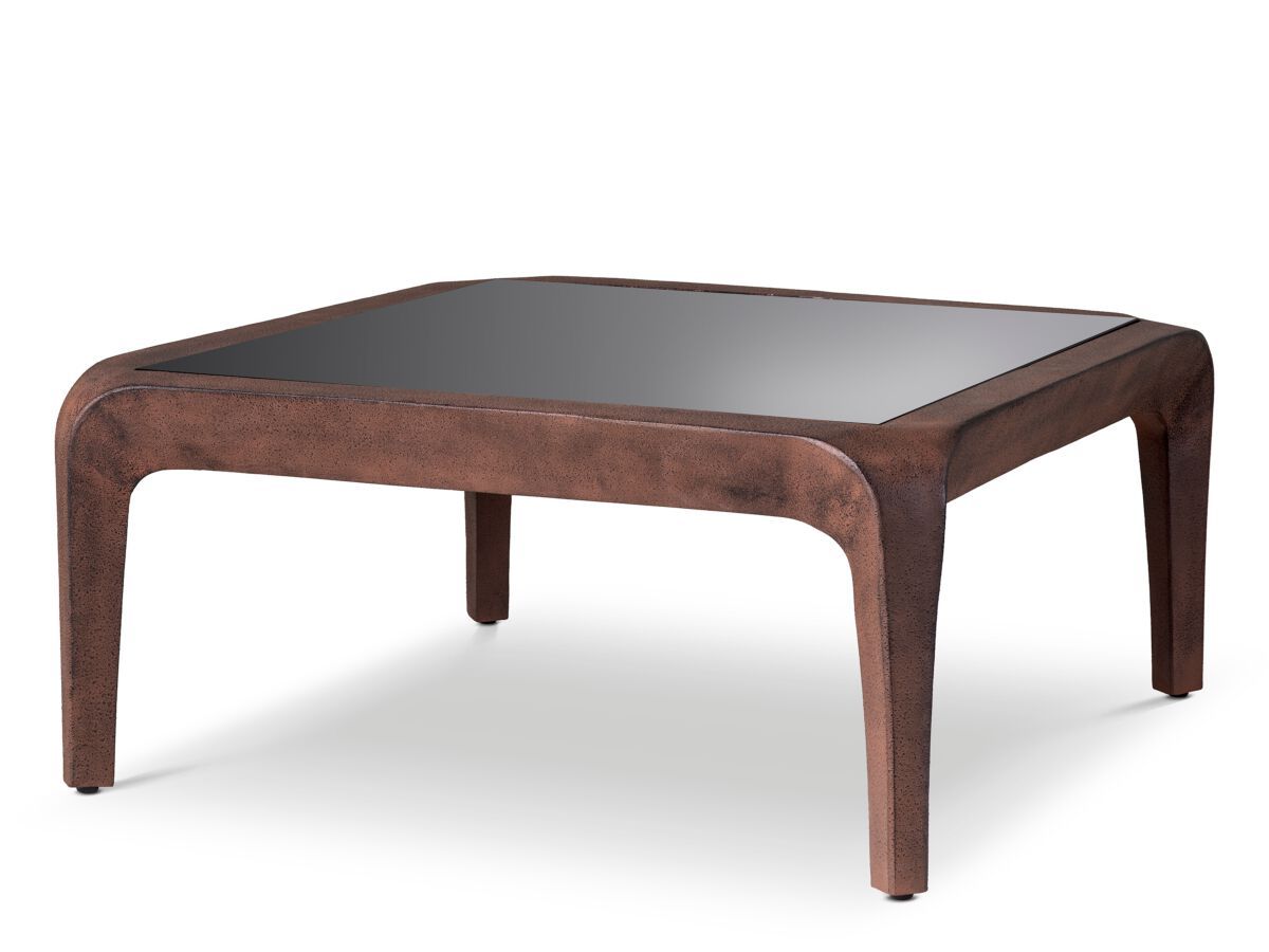 Рециркулированный алюминиевый квадратный низкий журнальный столик Eichholtz Квентин ARCH-00053598