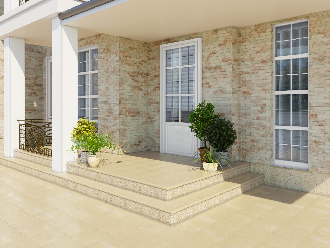 Элегантные ступени Exagres Stone – атмосфера натурального камня STP-ST623 INCOLOR - Вид №1