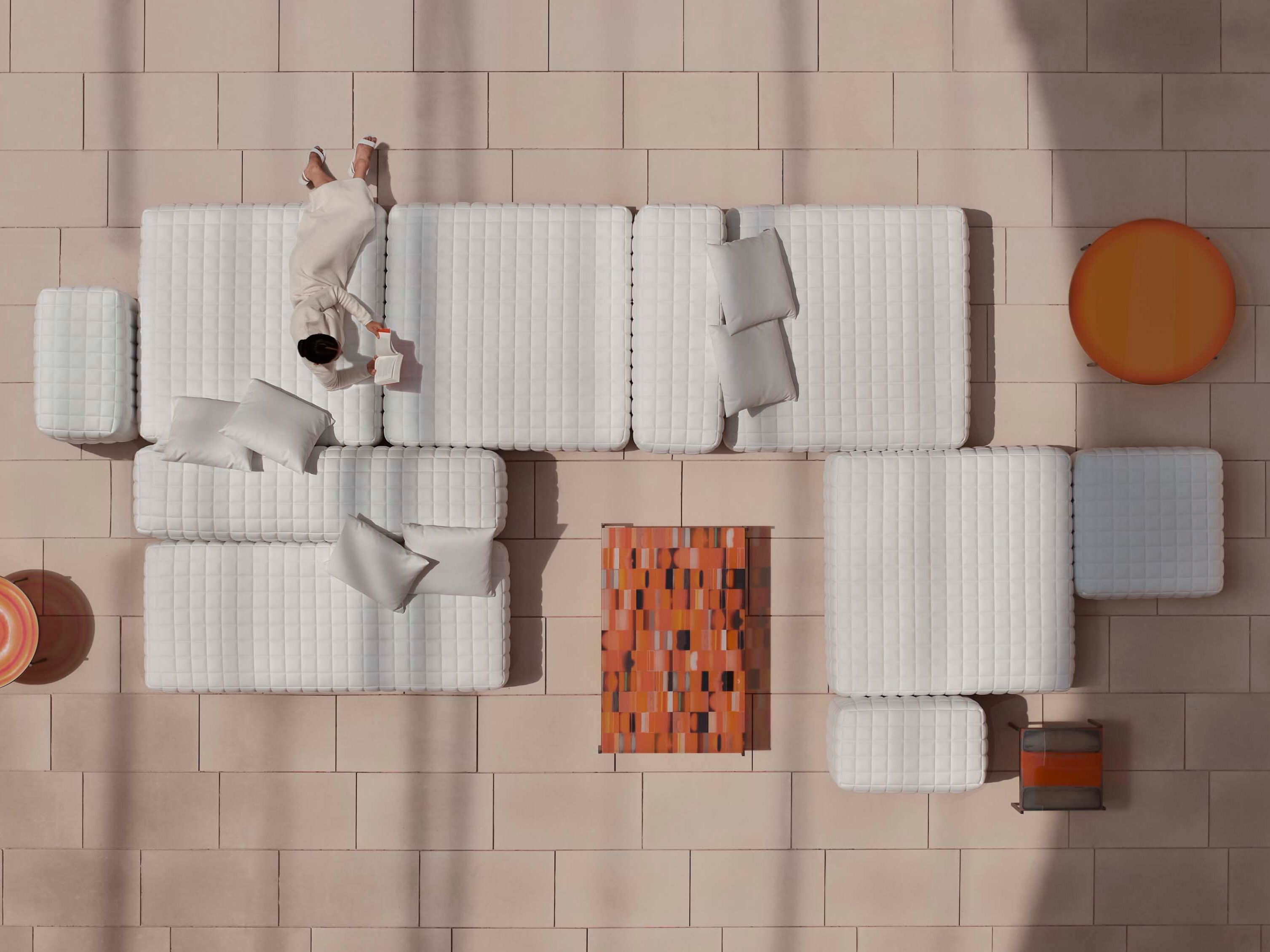 Тканевый модульный съемный садовый диван GANDIABLASCO Erno ARCH-00117732 - Вид №15