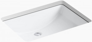 K-2215-0 Накладная раковина под столешницу  прямоугольная Kohler