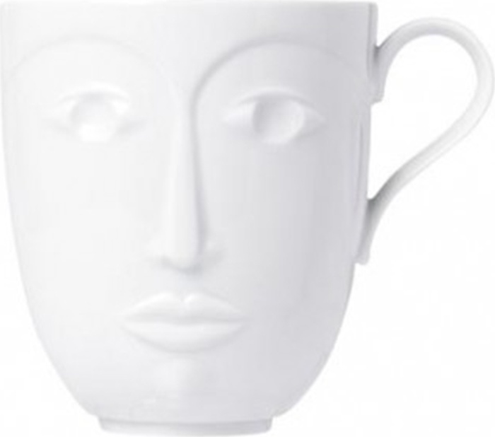 10548403 Sieger by Furstenberg Кружка Sieger by Furstenberg "Лица" 300мл (белая) Фарфор 