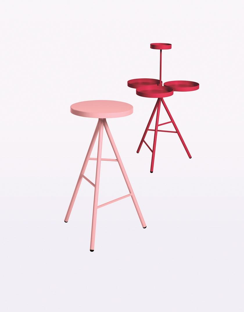 CaStil Табурет садовый металлический с подставкой для ног Symple Symple sg - Вид №1