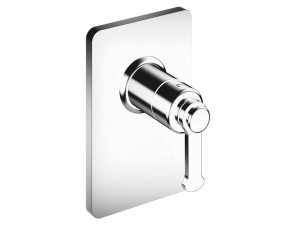 Однорычажный встраиваемый смеситель для душа с пластиной