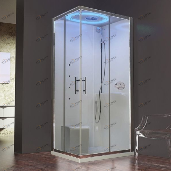 Novellini. Душевая кабина 100x80 A100x80 HYDROMASSAGE с низким душевым поддоном и крышей EON EONA100SM1F1UAEONA100DM1F1UA