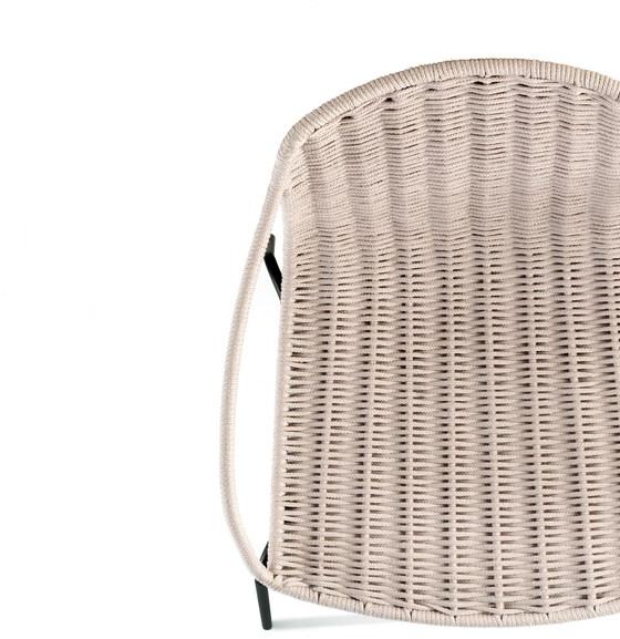 EXPORMIM Штабелируемый веревочный садовый стул с подлокотниками Lapala C596t - Вид №7