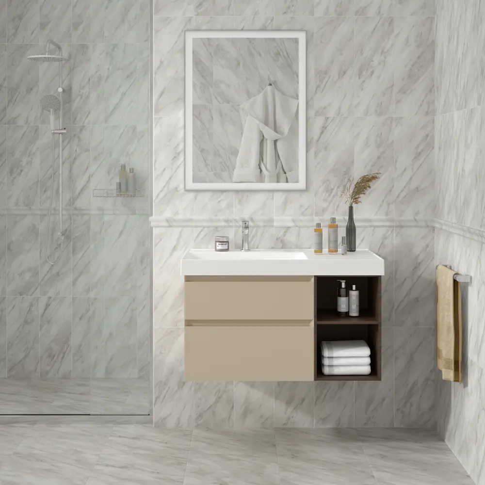 Плитка настенная Kerama Marazzi Кремона 20x50 см 1.2 м² цвет белый матовый 84407404 STLM-2045815