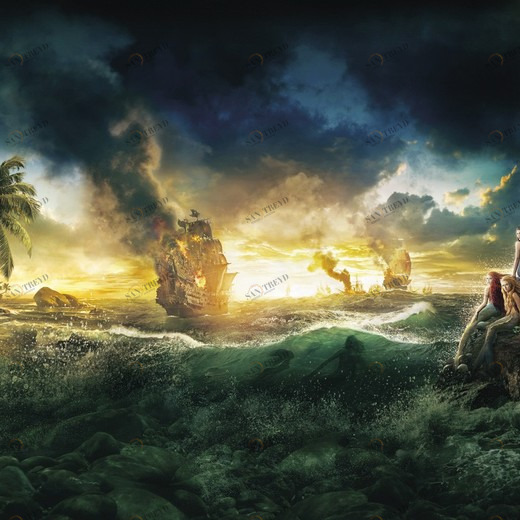 1-408-Pirates-of-the-Caribbean Фотообои Komar Disney 1.27х1.84 м 1408PIRATESOFTHECARIBBEAN