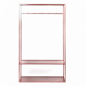 Вешалка в прихожую с полкой медь Hallra 3 copper INTELLIGENT DESIGN ВЕШАЛКИ HALLRA 261054 Коричневый;медный