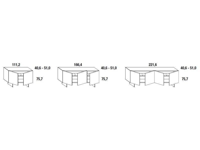 Стеклянный шкаф Lago ARCH-00077609 - Вид №3
