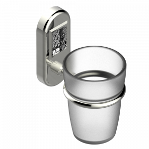 A2F-536 Стакан настенный для зубных щёток Thg-paris Naïade Матовый никель