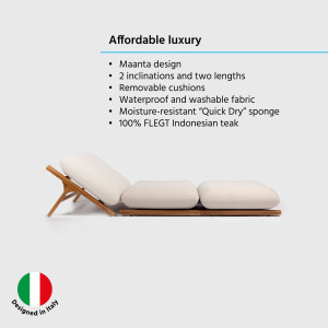 Садовая кровать из тикового дерева