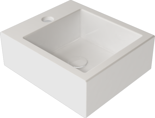 SQULAV0 Подвесная раковина настенная GSG CERAMIC SQUARE