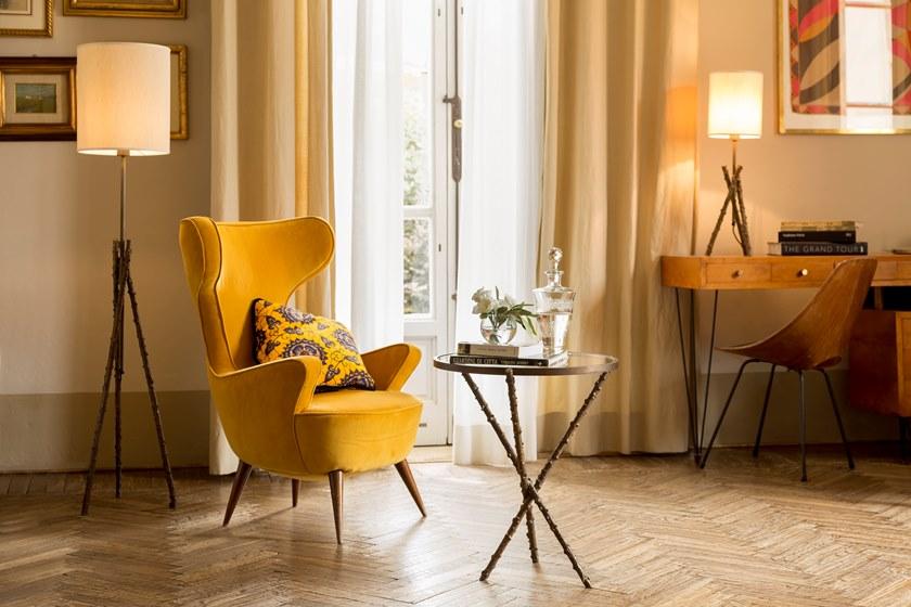 Il Bronzetto Круглый журнальный столик из латуни Eclectic Ros01_s_m - Вид №2