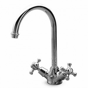 Z46217.8008 Мойка Delfi на одно отверстие с поворотным изливом, аэратором, гибкими соединениями. Zucchetti Delfi